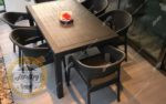 میز و صندلی پلیمری مدل ارکیده